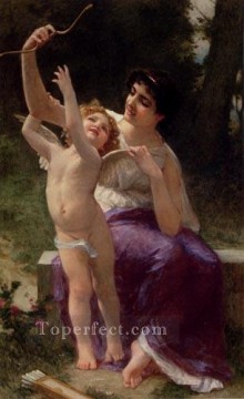 Guillaume Seignac Painting - Venus y Cupido Académico Guillaume Seignac